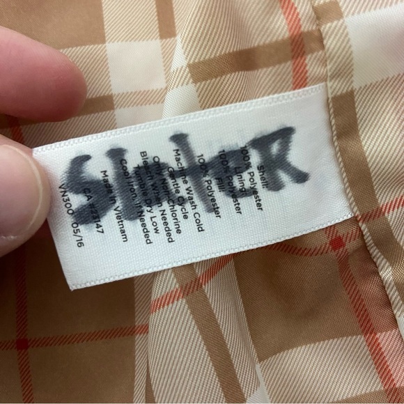 Talbots Orange Lightweight Jacket Puffer Packable Petite Women's Small Petite Sp - Picture 5 of 7